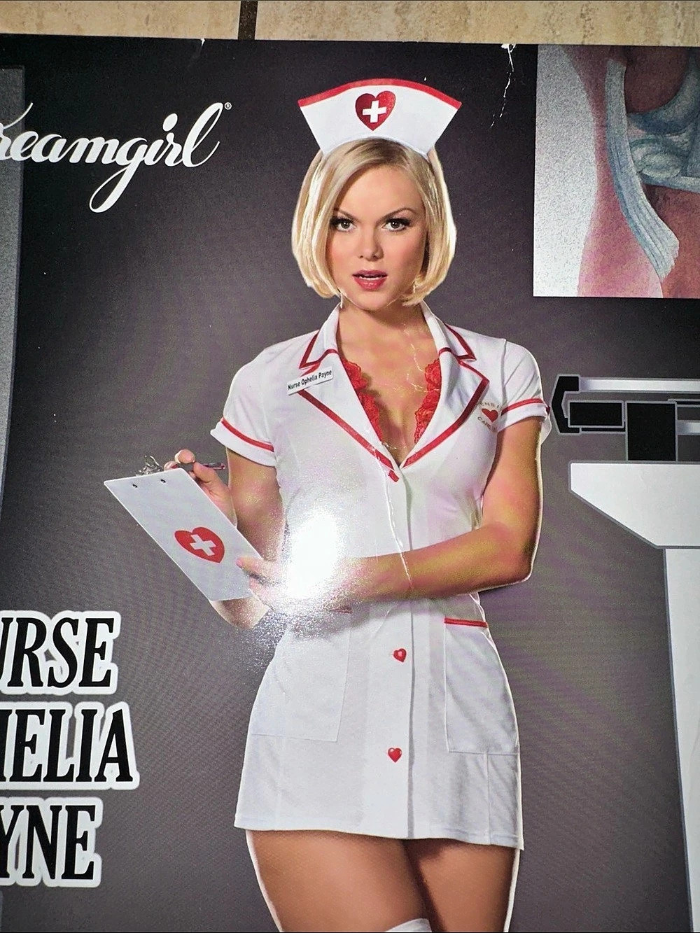 Dreamgirl Nurse Ophelia Payne Sexy Halloween Nurse Costume Women’s size Large